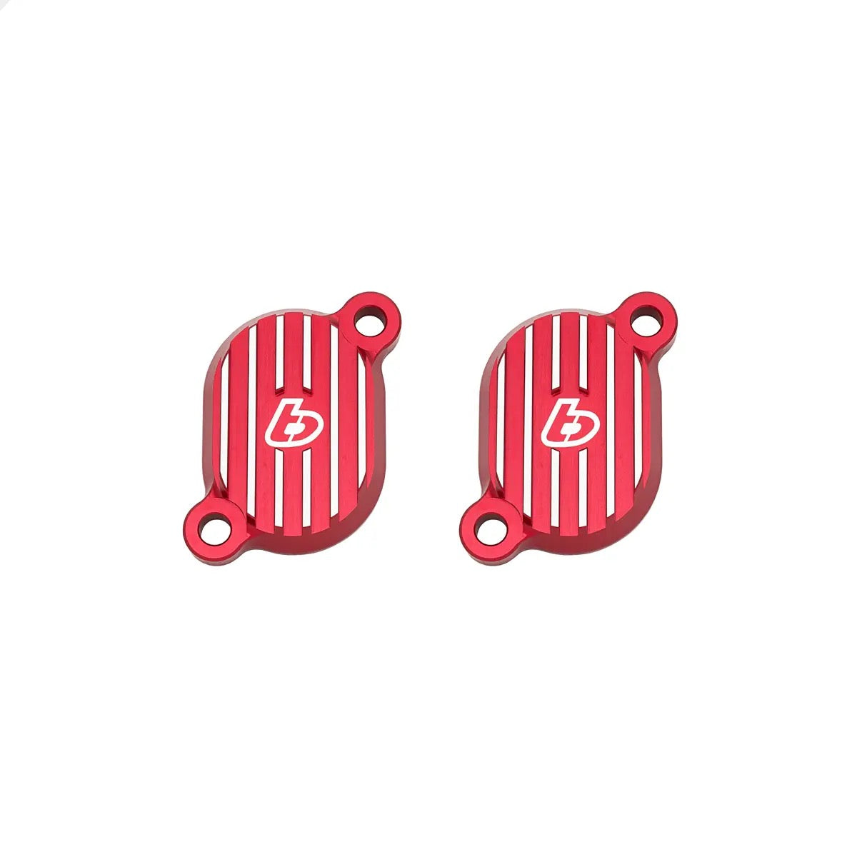 TB Parts Tappet Cover Set, Billet, Red - Grom 2014-2021